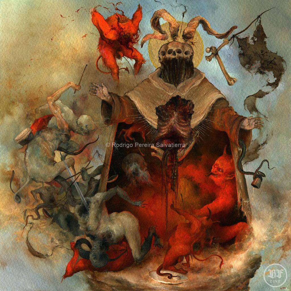 Arte de Portada para, Death's Cold Wind, por Rodrigo Pereira Salvatierra (Absolute Desert Art)